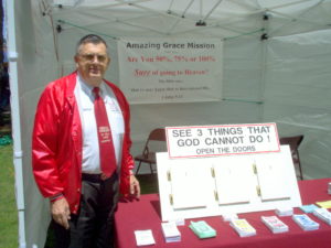 Dr. Gardner in a Booth THE FOUNDER, DR. JAMES H GARDNER